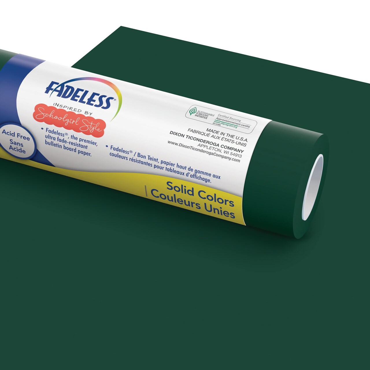 Fadeless Schoolgirl Style Bulletin Paper - Enchanted Garden, 47-1/4" x 50' Roll